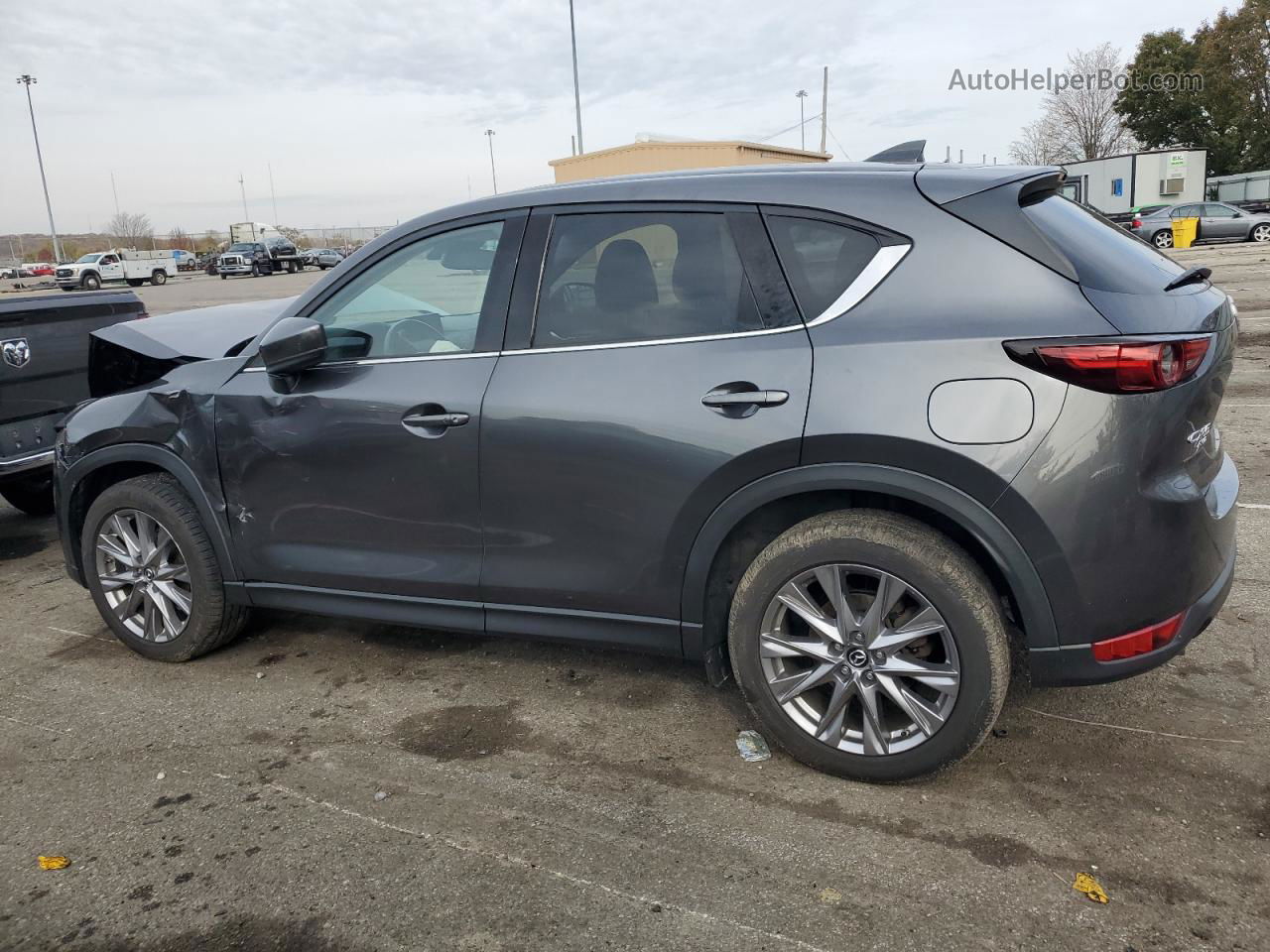 2019 Mazda Cx-5 Grand Touring Gray vin: JM3KFBDM1K1694752