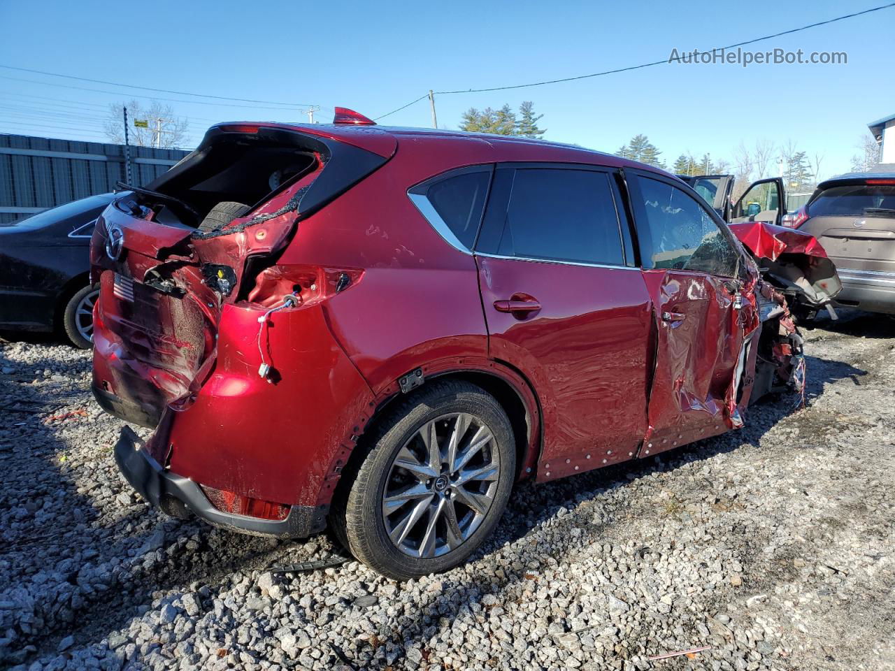 2021 Mazda Cx-5 Grand Touring Red vin: JM3KFBDM1M0498593