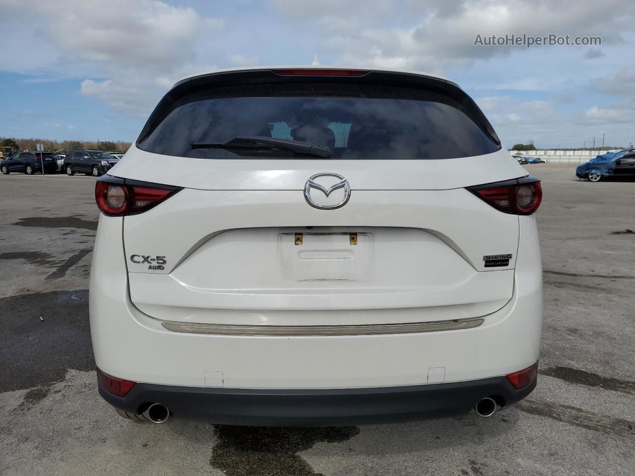 2021 Mazda Cx-5 Grand Touring Белый vin: JM3KFBDM1M1439103