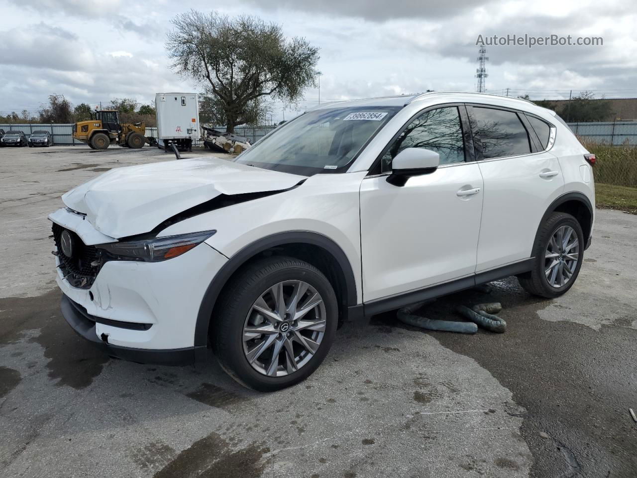 2021 Mazda Cx-5 Grand Touring Белый vin: JM3KFBDM1M1439103