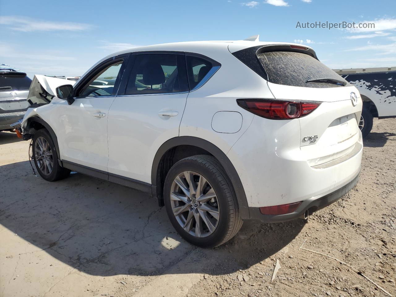 2021 Mazda Cx-5 Grand Touring Белый vin: JM3KFBDM1M1440669