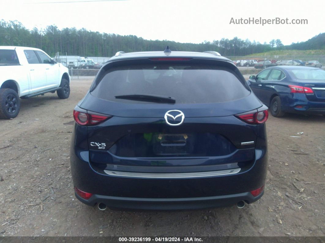 2021 Mazda Cx-5 Grand Touring Blue vin: JM3KFBDM1M1451199