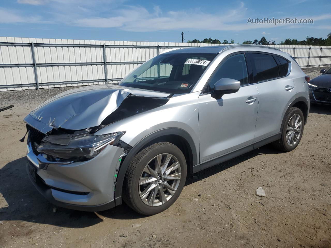 2021 Mazda Cx-5 Grand Touring Silver vin: JM3KFBDM1M1467032