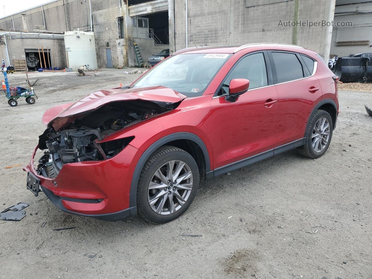 2019 Mazda Cx-5 Grand Touring Красный vin: JM3KFBDM2K0500574