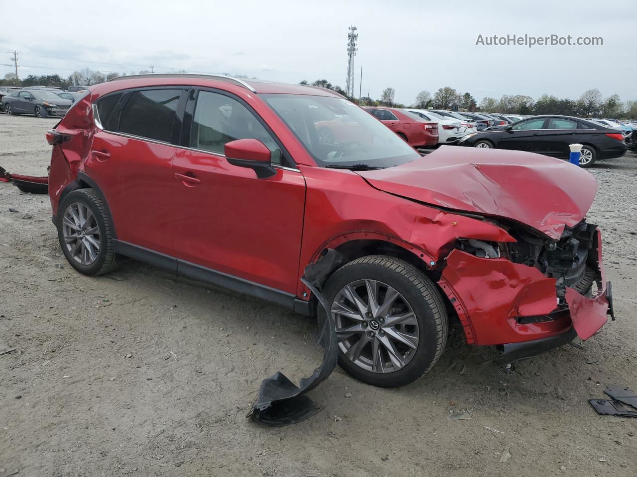 2019 Mazda Cx-5 Grand Touring Red vin: JM3KFBDM2K0500574