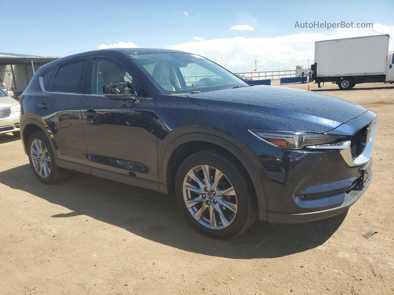 2019 Mazda Cx-5 Grand Touring Синий vin: JM3KFBDM2K0509680