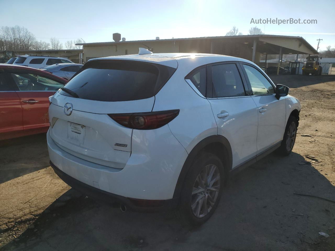 2019 Mazda Cx-5 Grand Touring Белый vin: JM3KFBDM2K0537009