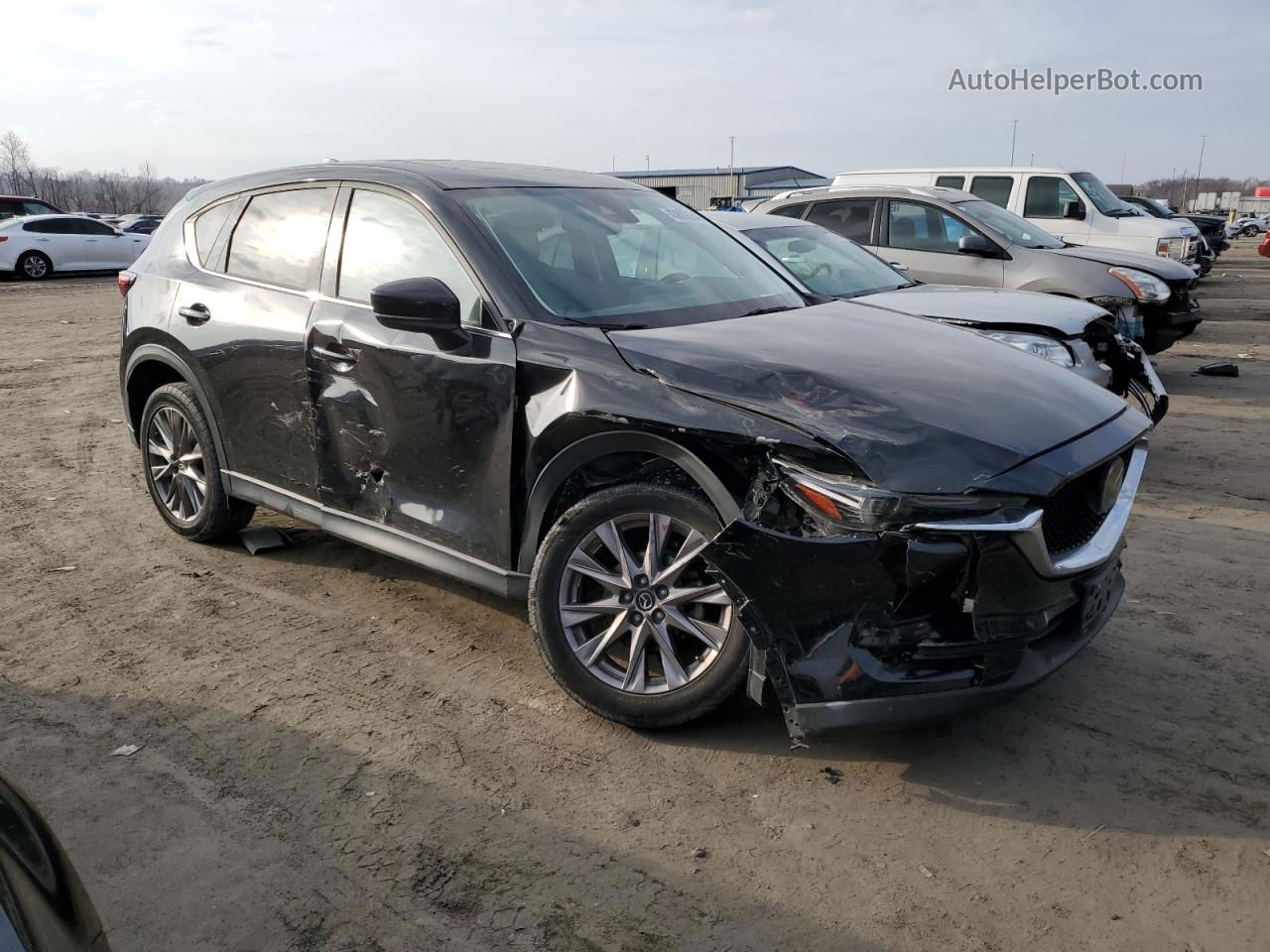 2019 Mazda Cx-5 Grand Touring Черный vin: JM3KFBDM2K0548933