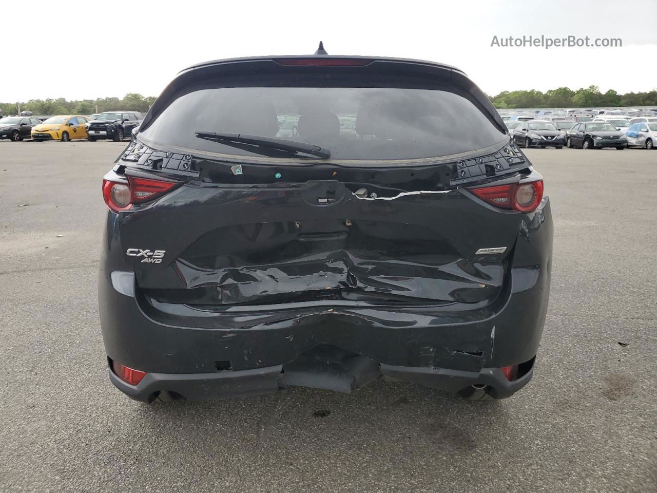 2019 Mazda Cx-5 Grand Touring Black vin: JM3KFBDM2K0671325