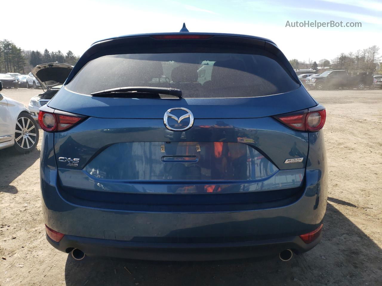 2019 Mazda Cx-5 Grand Touring Blue vin: JM3KFBDM2K0697875