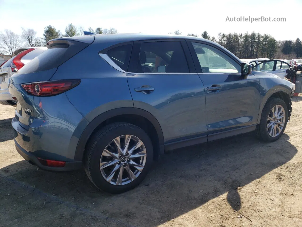 2019 Mazda Cx-5 Grand Touring Синий vin: JM3KFBDM2K0697875