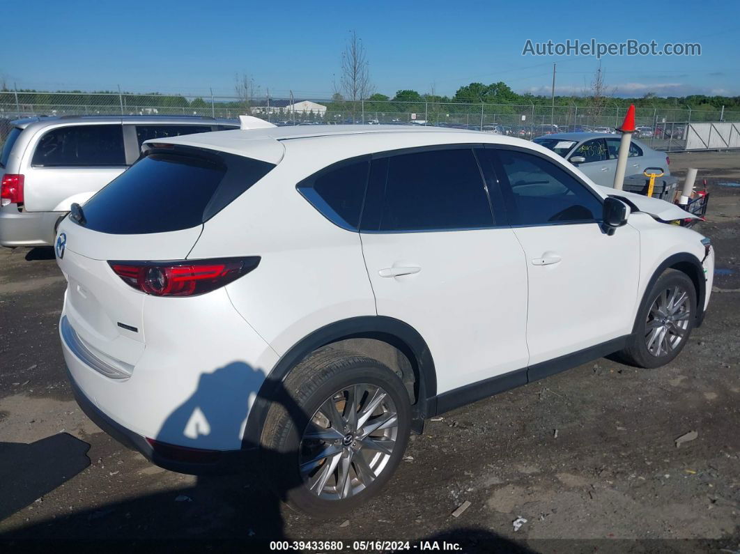 2021 Mazda Cx-5 Grand Touring White vin: JM3KFBDM2M0396705