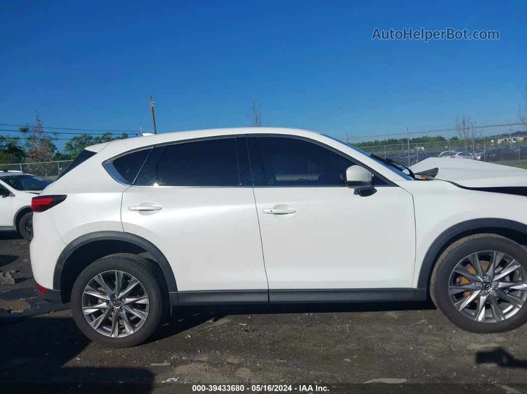 2021 Mazda Cx-5 Grand Touring White vin: JM3KFBDM2M0396705