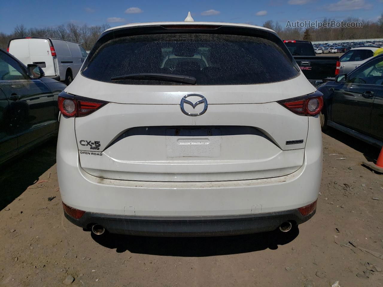 2021 Mazda Cx-5 Grand Touring White vin: JM3KFBDM2M0412840