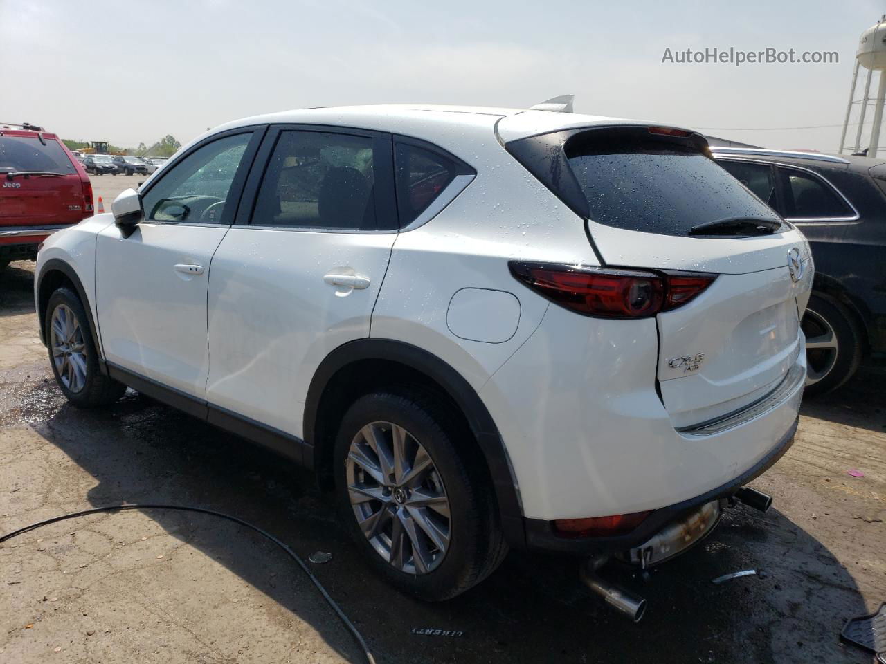 2021 Mazda Cx-5 Grand Touring White vin: JM3KFBDM2M0460399