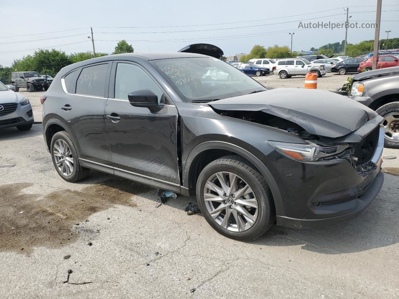 2021 Mazda Cx-5 Grand Touring Черный vin: JM3KFBDM2M1370096