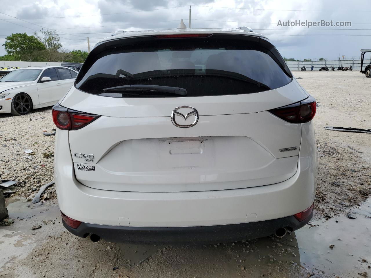 2021 Mazda Cx-5 Grand Touring Белый vin: JM3KFBDM2M1445122