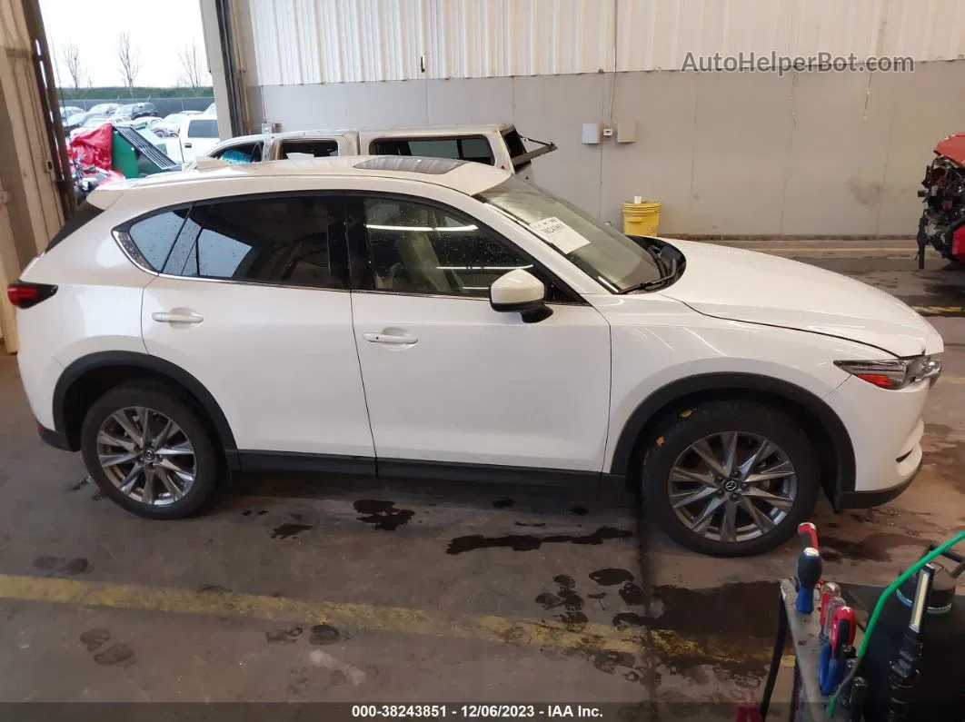 2021 Mazda Cx-5 Grand Touring White vin: JM3KFBDM3M0427296