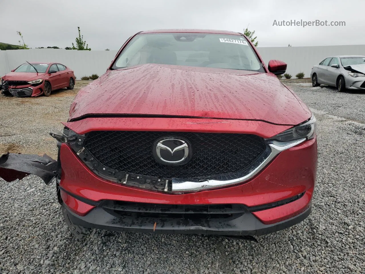 2021 Mazda Cx-5 Grand Touring Red vin: JM3KFBDM3M0453378