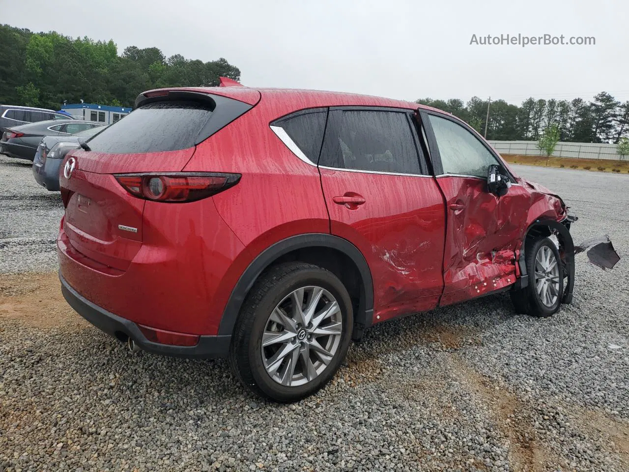 2021 Mazda Cx-5 Grand Touring Red vin: JM3KFBDM3M0453378