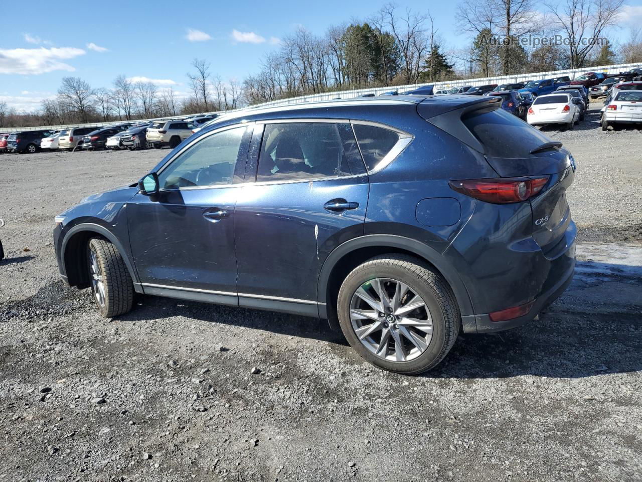 2021 Mazda Cx-5 Grand Touring Синий vin: JM3KFBDM3M1313163