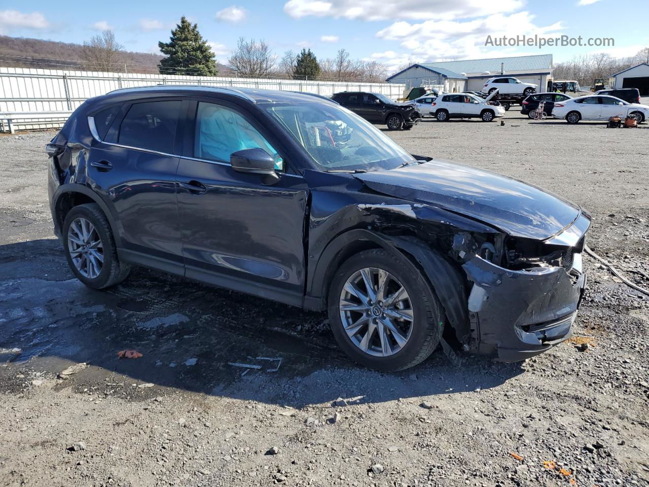 2021 Mazda Cx-5 Grand Touring Blue vin: JM3KFBDM3M1313163