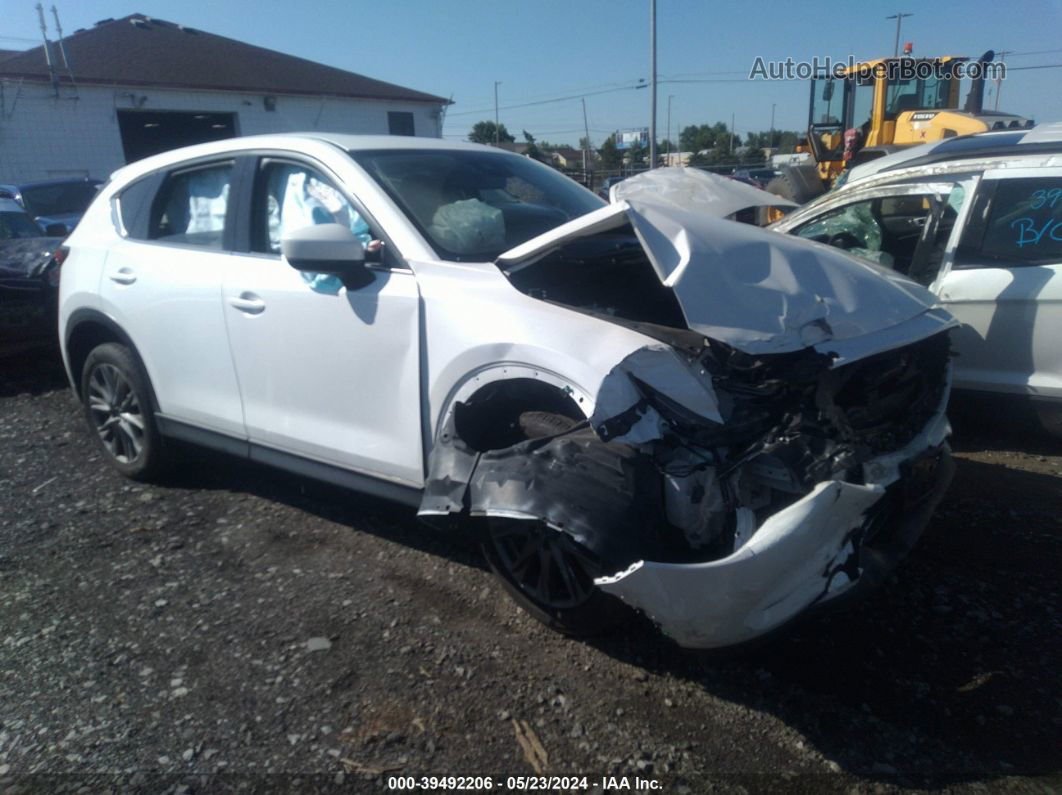 2021 Mazda Cx-5 Grand Touring White vin: JM3KFBDM3M1356546