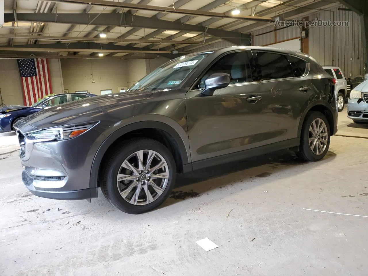 2019 Mazda Cx-5 Grand Touring Gray vin: JM3KFBDM4K0623650