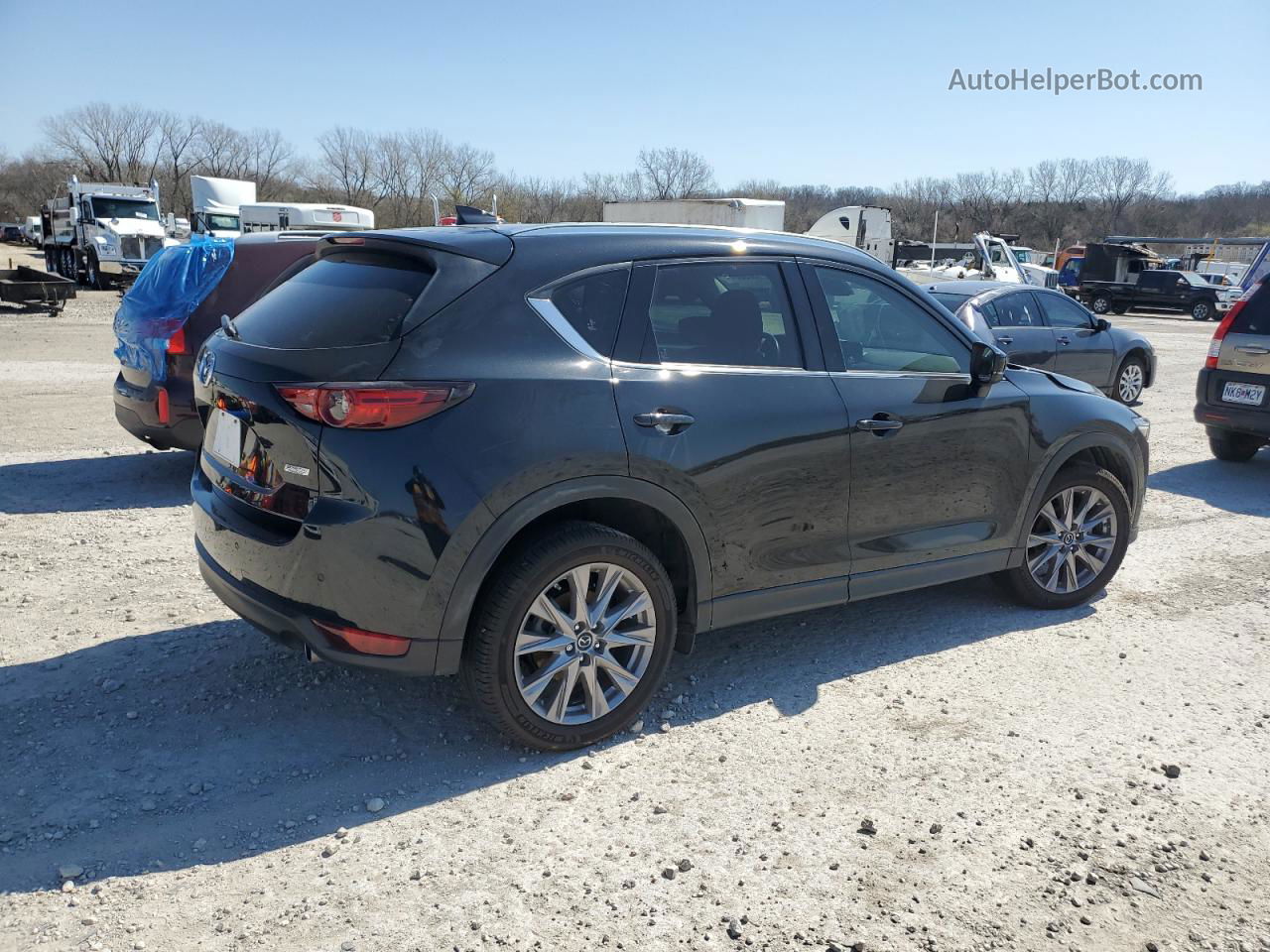 2019 Mazda Cx-5 Grand Touring Black vin: JM3KFBDM4K0628167