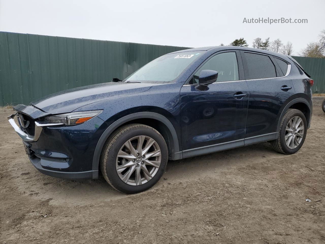 2019 Mazda Cx-5 Grand Touring Синий vin: JM3KFBDM4K0650461