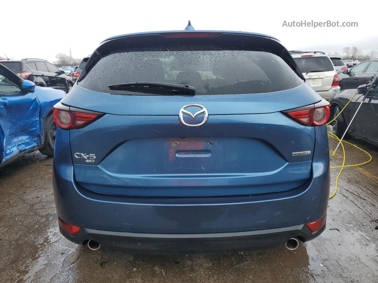 2021 Mazda Cx-5 Grand Touring Blue vin: JM3KFBDM4M0331984