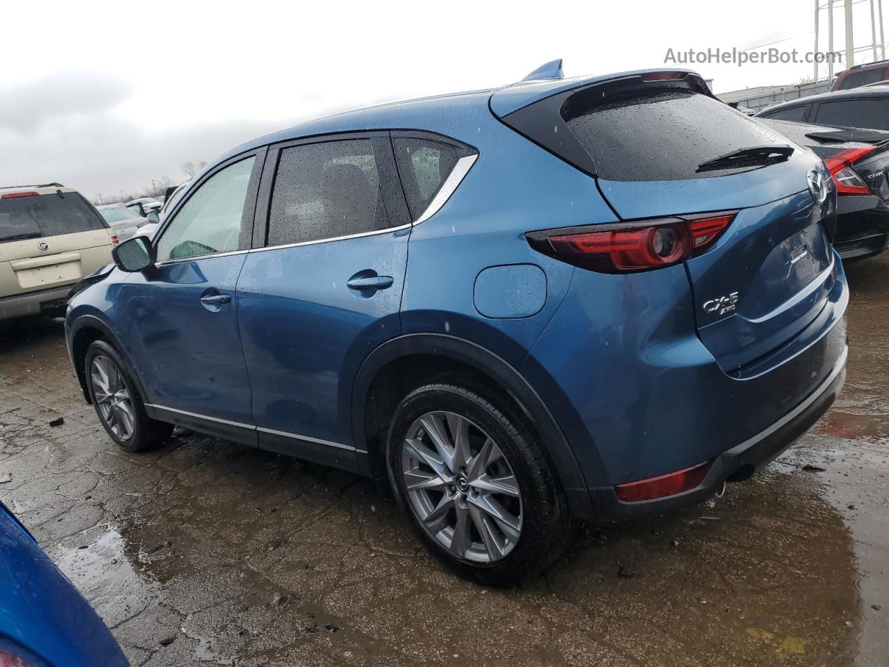 2021 Mazda Cx-5 Grand Touring Синий vin: JM3KFBDM4M0331984