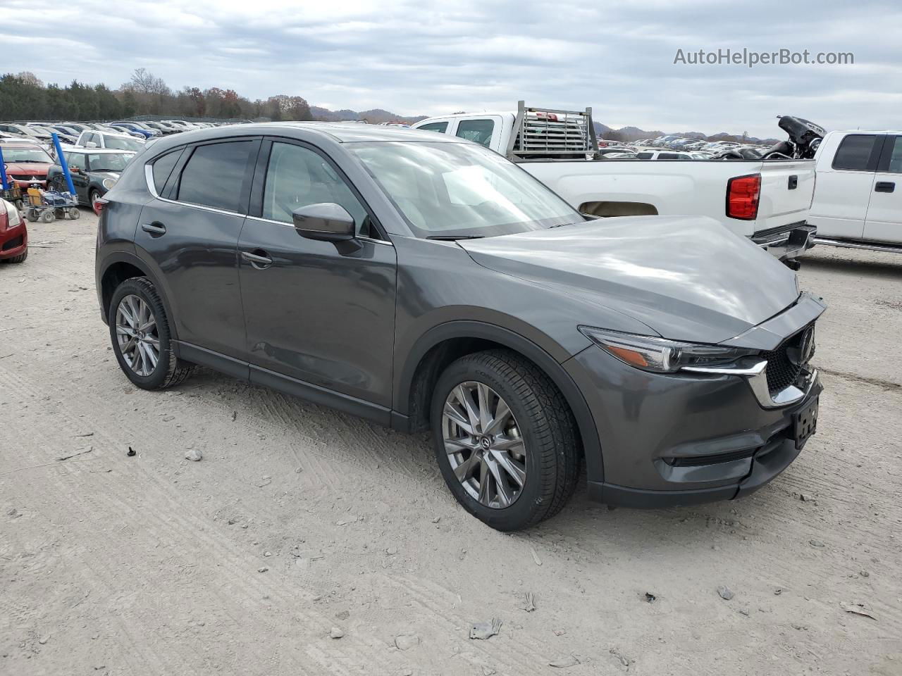 2021 Mazda Cx-5 Grand Touring Gray vin: JM3KFBDM4M0439327