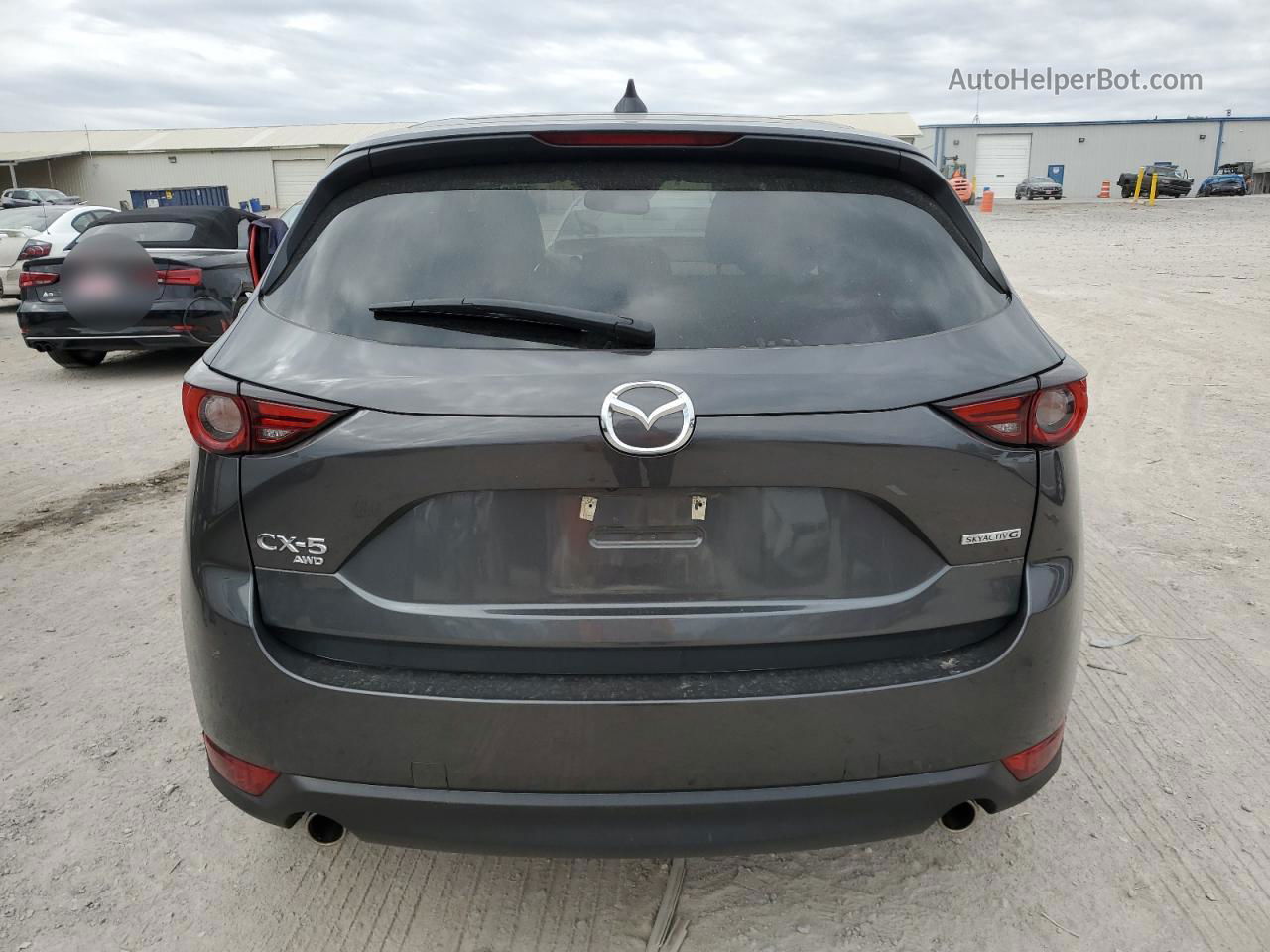 2021 Mazda Cx-5 Grand Touring Gray vin: JM3KFBDM4M0439327