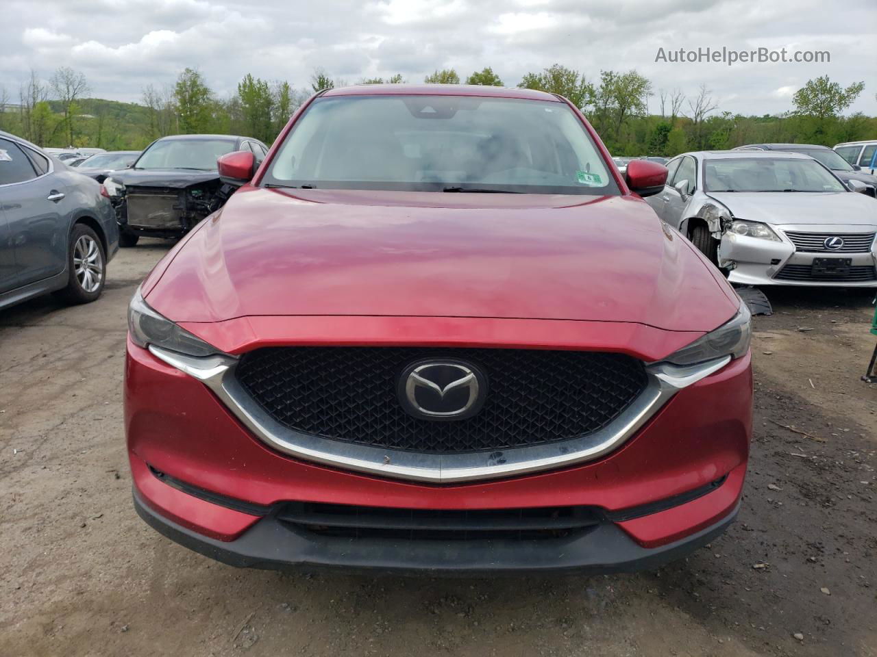 2019 Mazda Cx-5 Grand Touring Red vin: JM3KFBDM5K0606758