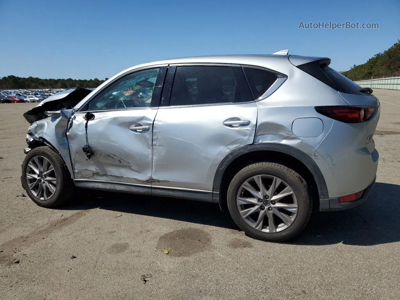 2019 Mazda Cx-5 Grand Touring Silver vin: JM3KFBDM5K0622250