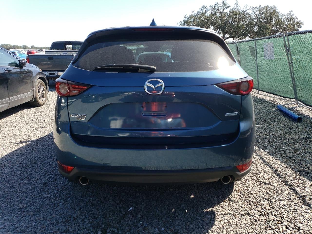 2019 Mazda Cx-5 Grand Touring Синий vin: JM3KFBDM5K0657368