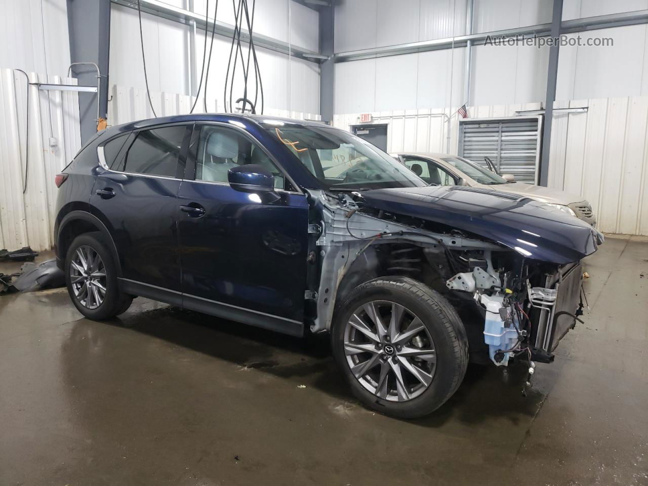 2021 Mazda Cx-5 Grand Touring Blue vin: JM3KFBDM5M0498581