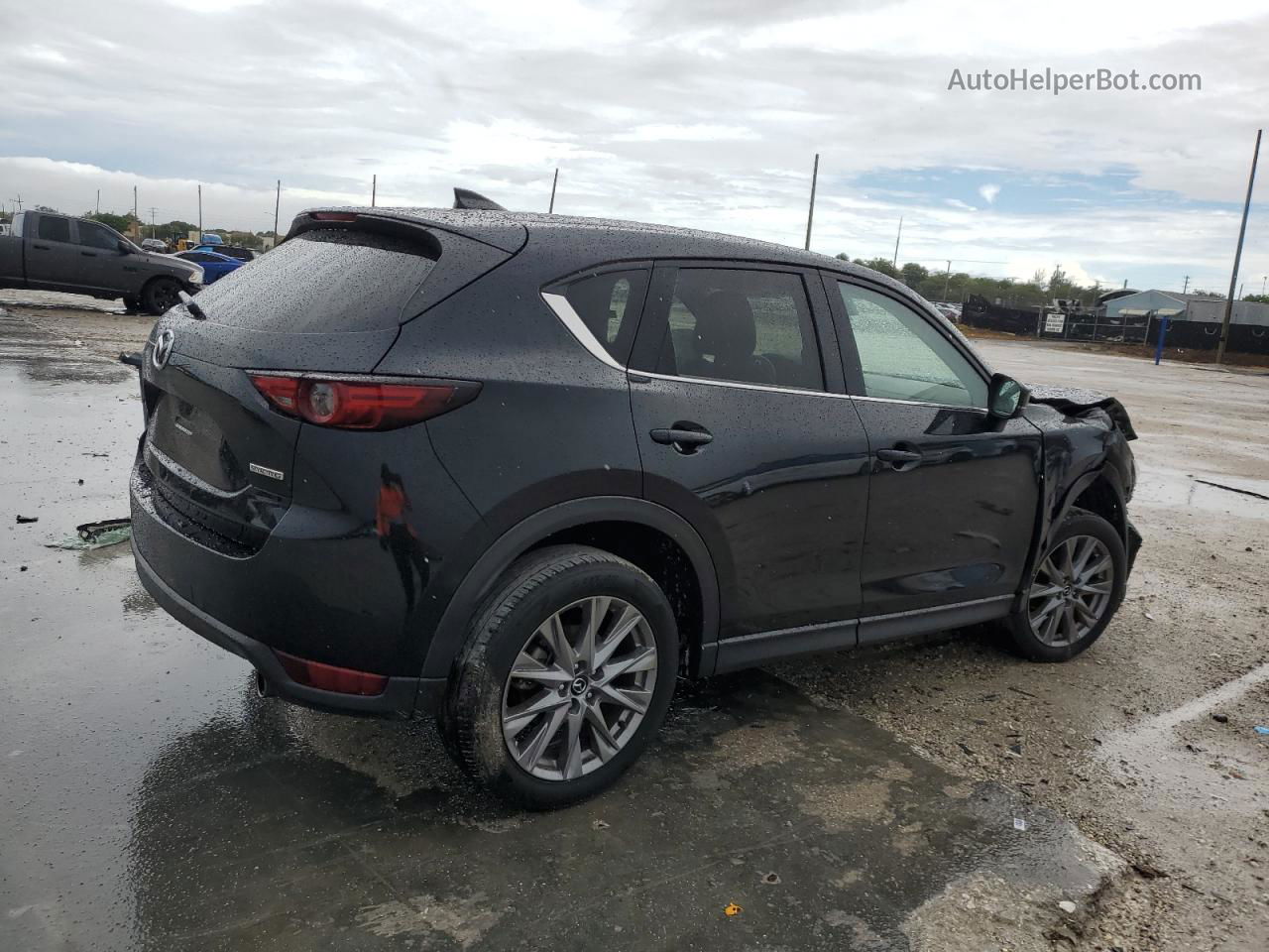 2021 Mazda Cx-5 Grand Touring Black vin: JM3KFBDM5M1347279