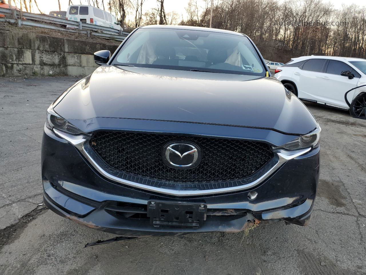 2021 Mazda Cx-5 Grand Touring Синий vin: JM3KFBDM5M1443798