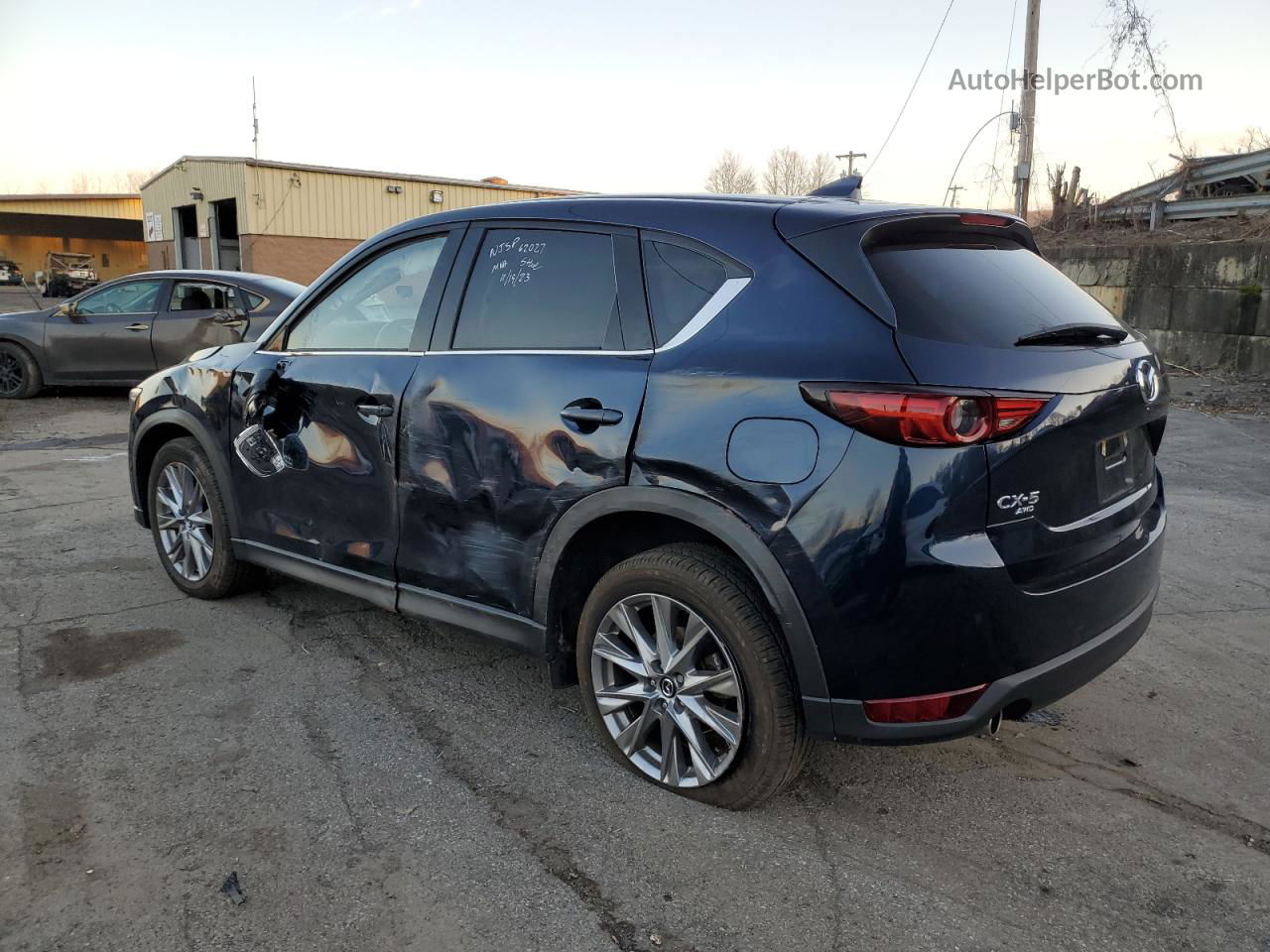 2021 Mazda Cx-5 Grand Touring Синий vin: JM3KFBDM5M1443798