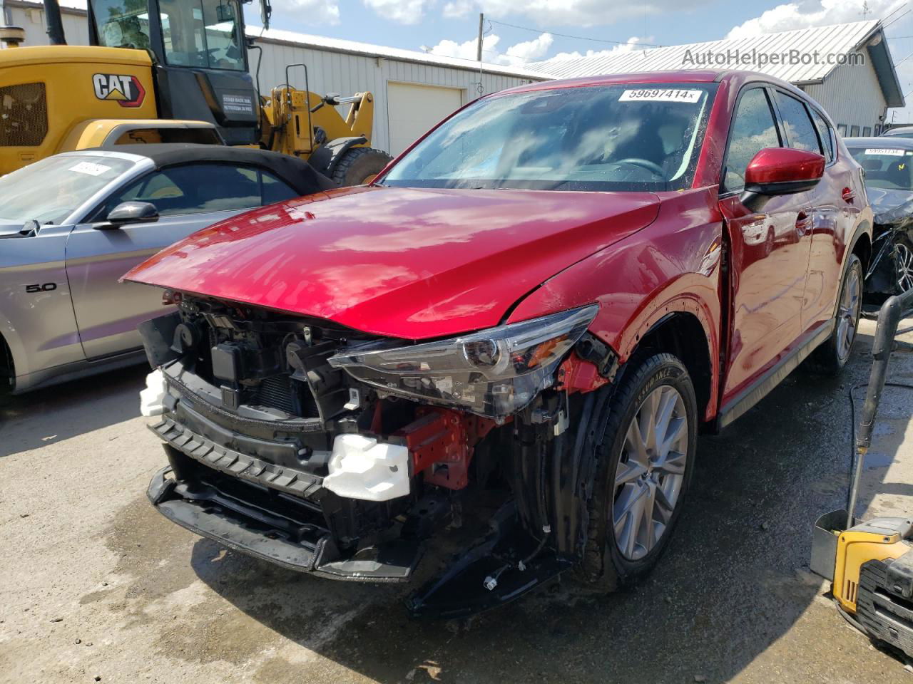 2019 Mazda Cx-5 Grand Touring Red vin: JM3KFBDM6K0698107