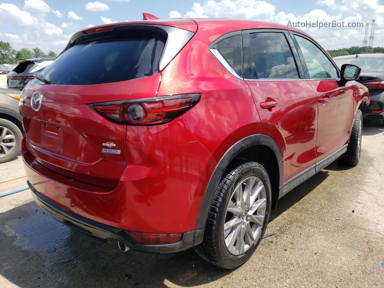 2019 Mazda Cx-5 Grand Touring Red vin: JM3KFBDM6K0698107