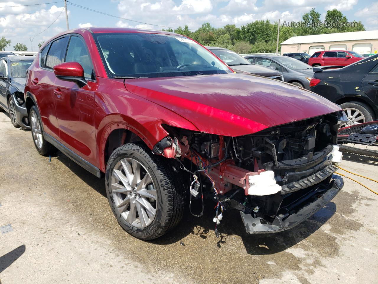 2019 Mazda Cx-5 Grand Touring Red vin: JM3KFBDM6K0698107