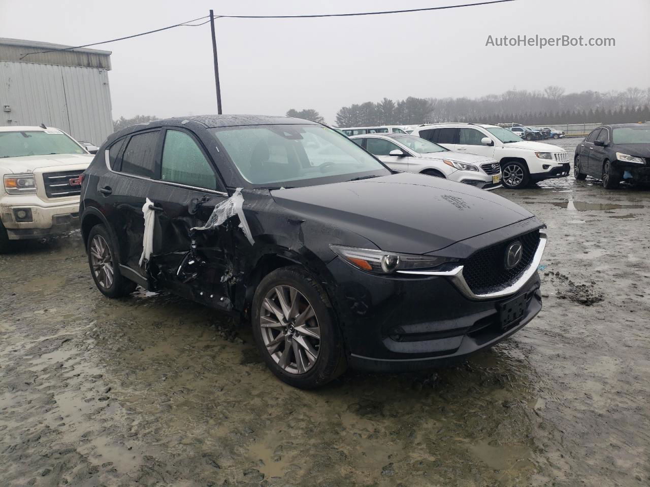 2019 Mazda Cx-5 Grand Touring Black vin: JM3KFBDM6K1600395