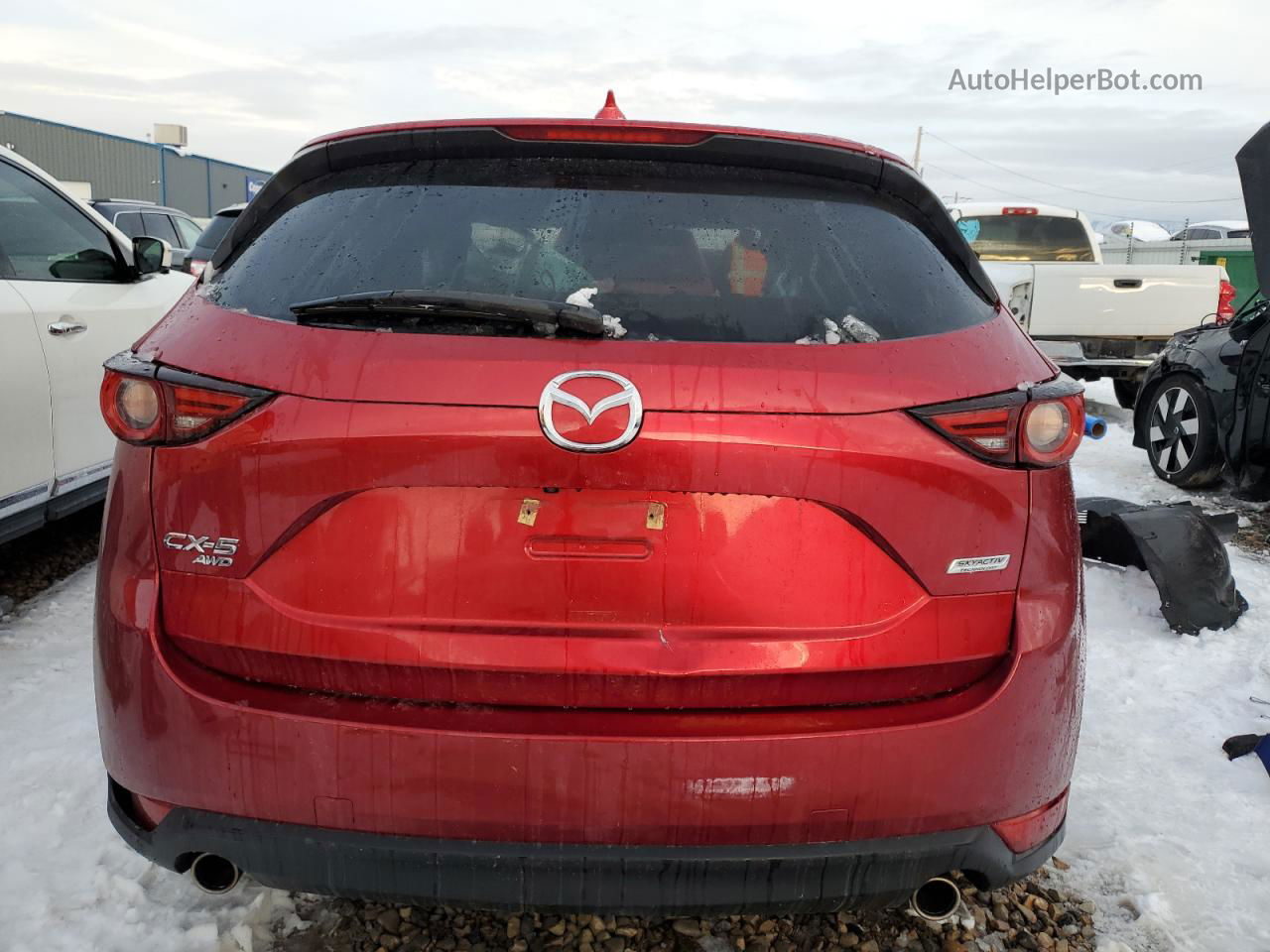 2019 Mazda Cx-5 Grand Touring Красный vin: JM3KFBDM6K1687764