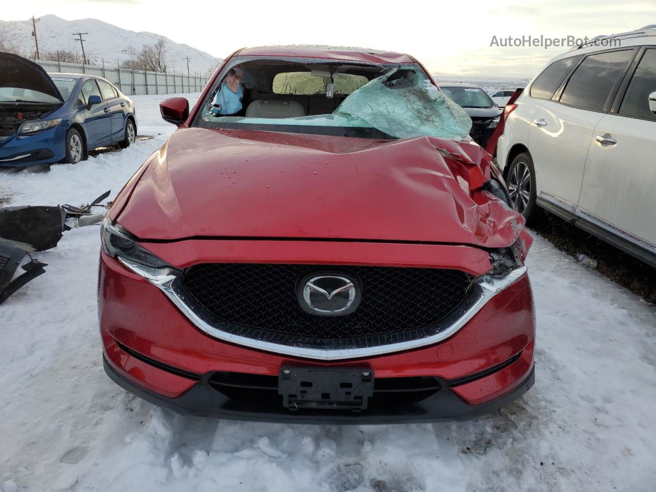 2019 Mazda Cx-5 Grand Touring Red vin: JM3KFBDM6K1687764