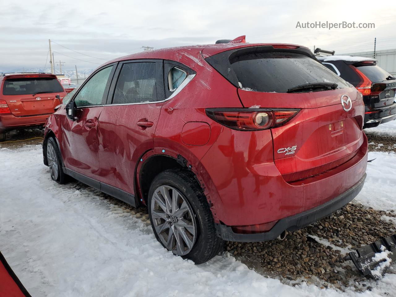 2019 Mazda Cx-5 Grand Touring Красный vin: JM3KFBDM6K1687764