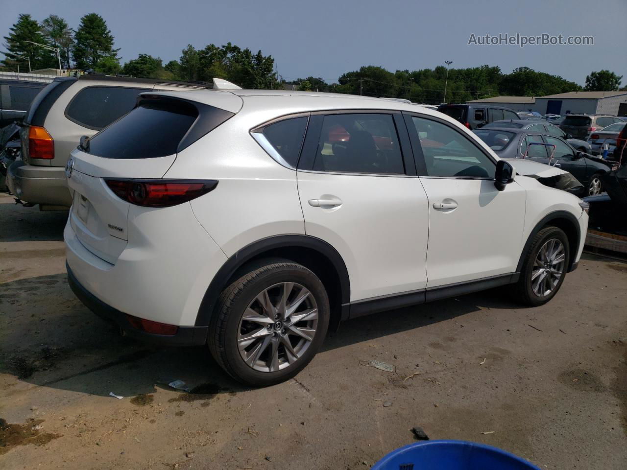 2021 Mazda Cx-5 Grand Touring Белый vin: JM3KFBDM6M0364047