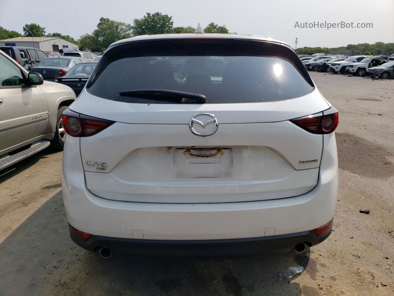 2021 Mazda Cx-5 Grand Touring Белый vin: JM3KFBDM6M0364047